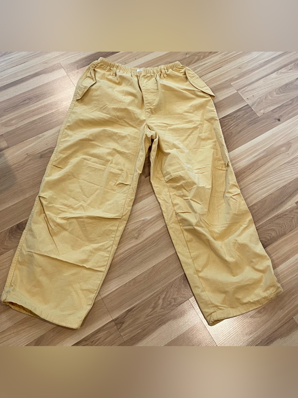🎉🎉 5/$15 Women’s Wide-Leg Cotton Pants in Mustard Yellow